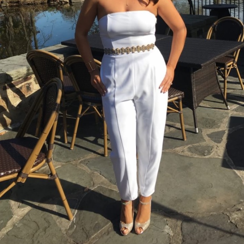 Absolutely stunning white jumpsuit